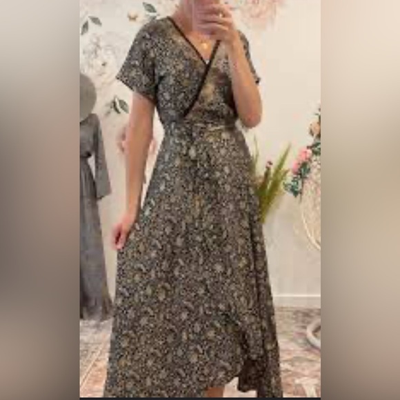 Anthropologie Paani wrap dress - Picture 2 of 7